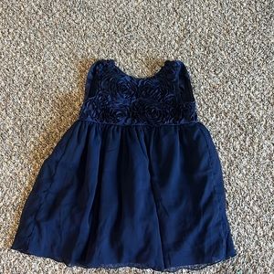 Blue Rose formal satin dress